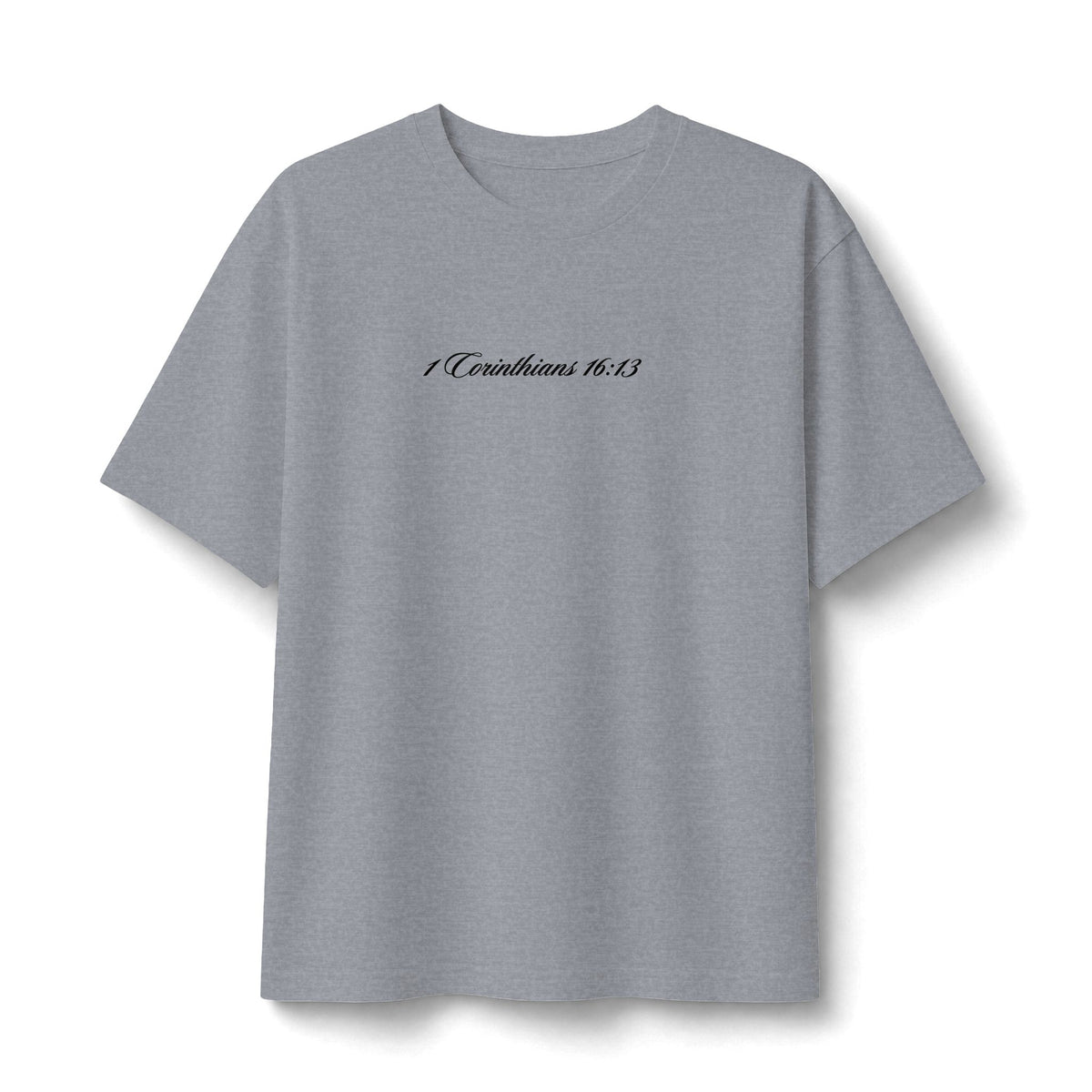 Christian Streetwear Shirt, Stand Firm in Faith Tee, 1 Corinthians 16:13, Heavyweight Christian T-Shirt, Faith Based Clothing